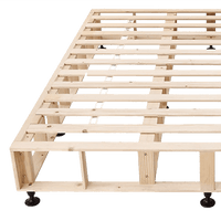 Palermo King Single Ensemble Bed Base Platinum Natural Sand Linen Fabric Furniture Kings Warehouse 