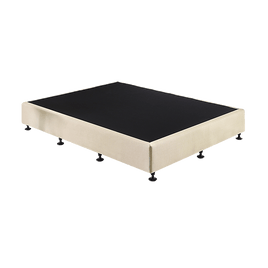 Palermo King Single Ensemble Bed Base Platinum Natural Sand Linen Fabric Furniture Kings Warehouse 