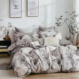 Palm Bay 100% Cotton Reversible Quilt Cover Set King Home & Garden Kings Warehouse