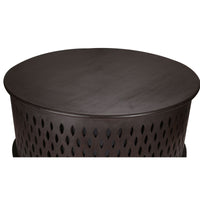 Pansy Wooden Round 80cm Coffee Table - Brown living room Kings Warehouse 