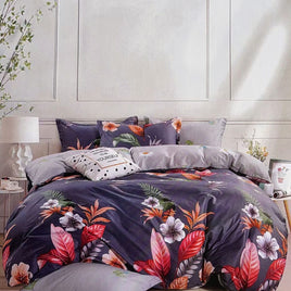 Paradiso 100% Cotton Reversible Quilt Cover Set King Home & Garden Kings Warehouse