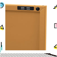 ParisBuffet Sideboard Locker Metal Storage Cabinet - BASE Yellow living room Kings Warehouse 