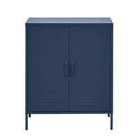 ParisBuffet Sideboard Locker Metal Storage Cabinet - SWEETHEART Blue