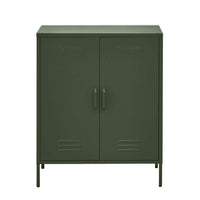 ParisBuffet Sideboard Locker Metal Storage Cabinet - SWEETHEART Green