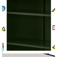 ParisBuffet Sideboard Locker Metal Storage Cabinet - SWEETHEART Green living room Kings Warehouse 