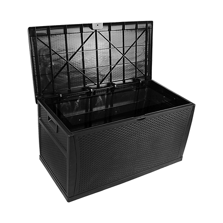 Patio Deck Box Outdoor Storage Plastic Bench Box 450 Litre Home & Garden Kings Warehouse 