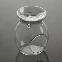 Perfume Scented Essential Oil Tealight Candle Burner Glass Lamp for Aromatherapy Spa Room Relax 14cm High Kings Warehouse 