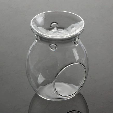 Perfume Scented Essential Oil Tealight Candle Burner Glass Lamp for Aromatherapy Spa Room Relax 14cm High Kings Warehouse 