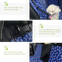 Pet Back Car Seat Cover Hammock Nonslip Dog Puppy Cat Waterproof Rear Kings Warehouse 