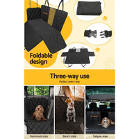 Pet Car Seat Cover Dog Protector Hammock Back Waterproof Belt Non Slip Mat cat supplies Kings Warehouse 