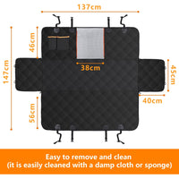 Pet Car Seat Cover Hammock Anti-skid Protective Pad Waterproof Cat and Dog Back Seat Kings Warehouse 