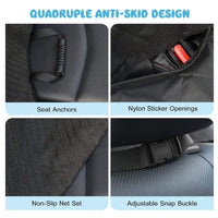 Pet Car Seat Cover Hammock Anti-skid Protective Pad Waterproof Cat and Dog Back Seat Kings Warehouse 