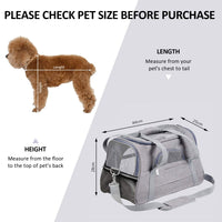 Pet Carrier Bag Travel Bag for Cats and Small Dogs Cozy Bed, Shoulder Strap cat supplies Kings Warehouse 