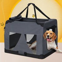 Pet Carrier Soft Crate Dog Cat Travel 121x80CM Portable Foldable Car 4XL Pet Care Kings Warehouse 