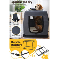 Pet Carrier Soft Crate Dog Cat Travel 121x80CM Portable Foldable Car 4XL Pet Care Kings Warehouse 