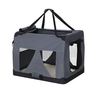 Pet Carrier Soft Crate Dog Cat Travel 60x42CM Portable Foldable Car M Pet Care Kings Warehouse 