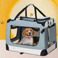 Pet Carrier Soft Crate Dog Cat Travel 90x61CM Portable Foldable Car 2XL Pet Care Kings Warehouse 