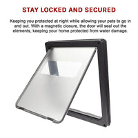 Pet Cat Dog Safe Security Flap Locking Door Pet Care Kings Warehouse 