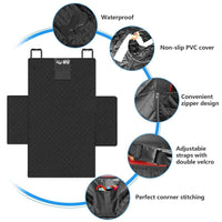 Pet Dog Car Back Seat Cover Anti Dirty Oxford Waterproof Fabric Protector Mat L Kings Warehouse 