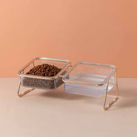 Pet Dog Cat Puppy Food Water Bowls Feeding Dishes 2 Large Bowl Dishwasher Safe Kings Warehouse 