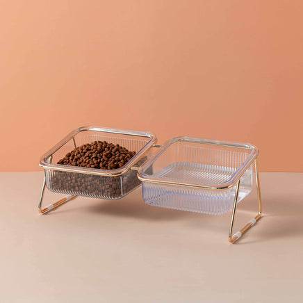 Pet Dog Cat Puppy Food Water Bowls Feeding Dishes 2 Large Bowl Dishwasher Safe Kings Warehouse 