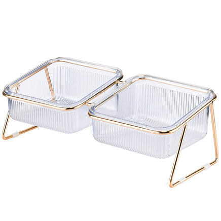 Pet Dog Cat Puppy Food Water Bowls Feeding Dishes 2 Large Bowl Dishwasher Safe Kings Warehouse 