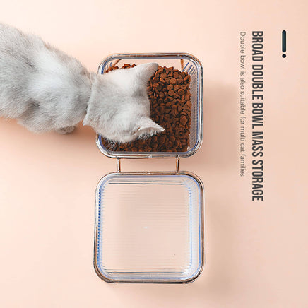 Pet Dog Cat Puppy Food Water Bowls Feeding Dishes 2 Large Bowl Dishwasher Safe Kings Warehouse 