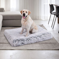 Pet Dog Crate Cage Kennel Bed Mat Sleeping Pad Fluffy Plush Soft Washable Bed L Kings Warehouse 