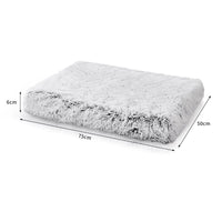 Pet Dog Crate Cage Kennel Bed Mat Sleeping Pad Fluffy Plush Soft Washable Bed L Kings Warehouse 