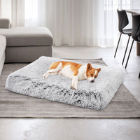 Pet Dog Crate Cage Kennel Bed Mat Sleeping Pad Fluffy Plush Soft Washable Bed L Kings Warehouse 