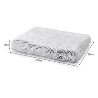 Pet Dog Crate Cage Kennel Bed Mat Sleeping Pad Fluffy Plush Soft Washable Bed XL Kings Warehouse 