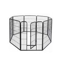 Pet Playpen 48" 8 Panel Dog Puppy Enclosure Cage Fence Kings Warehouse 