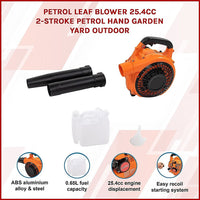 Petrol Leaf Blower 25.4cc 2-Stroke Petrol Hand Garden Yard Outdoor Home & Garden Kings Warehouse 