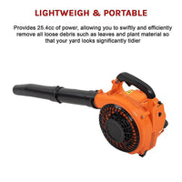 Petrol Leaf Blower 25.4cc 2-Stroke Petrol Hand Garden Yard Outdoor Home & Garden Kings Warehouse 