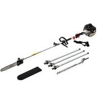 Petrol Pole Chainsaw Hedge Trimmer Pruner Chain Saw Brush Cutter Red garden supplies Kings Warehouse 