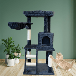 Petwiz 100cm Luna Premium Cat Tree Scratching Post Pet Care Kings Warehouse 