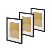Photo Frames Collage Black A3 Picture Frame Wall Set Home Decor 3PCS Home & Garden Kings Warehouse 