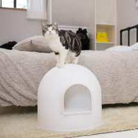 PIDAN Igloo Cat Litter Box - White Kings Warehouse 