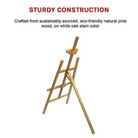 Pine Wood Easel Artist Art Display Painting Shop Tripod Stand Wedding Home & Garden Kings Warehouse 