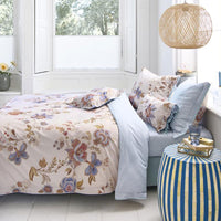 PIP Studio Cece Fiore White Cotton Quilt Cover Set Queen Home & Garden Kings Warehouse 