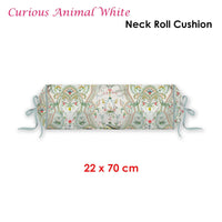 PIP Studio Curious Animal White Neck Roll Cushion Home & Garden Kings Warehouse 