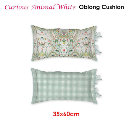 PIP Studio Curious Animal White Oblong Cushion Home & Garden Kings Warehouse 