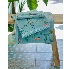 PIP Studio Les Fleurs Cotton Wash Mitt Blue Home & Garden Kings Warehouse 