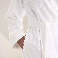 PIP Studio Mosaic de Pip White Cotton Bathrobe XX-Large Home & Garden Kings Warehouse 