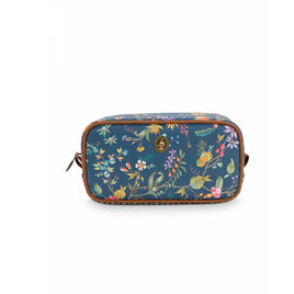 PIP Studio Petites Fleurs Dark Blue Small Square Cosmetic Bag Health & Beauty Kings Warehouse 