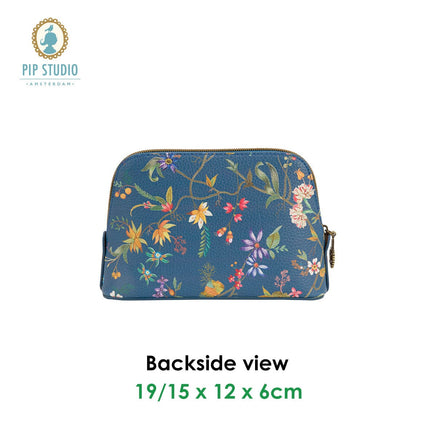 PIP Studio Petites Fleurs Dark Blue Small Triangle Cosmetic Bag Health & Beauty Kings Warehouse 