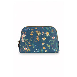 PIP Studio Petites Fleurs Dark Blue Small Triangle Cosmetic Bag Health & Beauty Kings Warehouse 