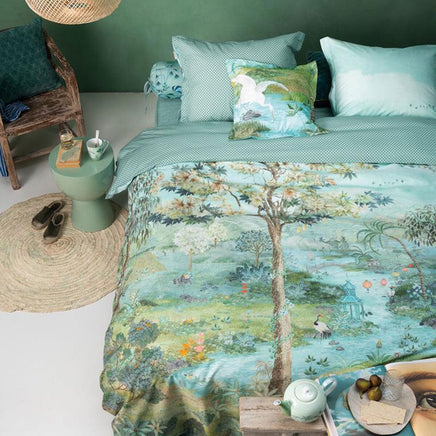 PIP Studio Pip Paradise Green Quilt Cover Set Queen Home & Garden Kings Warehouse 