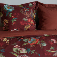 PIP Studio Poppy Stitch Red Cotton Quilt Cover Set King Home & Garden Kings Warehouse 