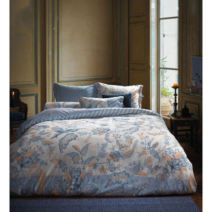 PIP Studio Royal Birds Blue 100% Cotton Quilt Cover Set Queen Home & Garden Kings Warehouse 